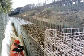 Pinner to South Harrow embankment stabilisation